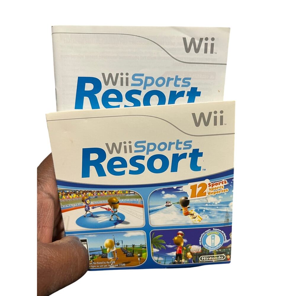 Nintendo Wii Sports Resort 2009 CIB Complete Manual Inserts Tested